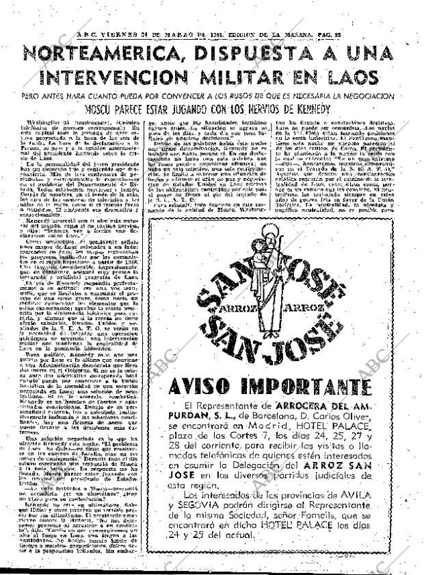 ABC MADRID 24-03-1961 página 35