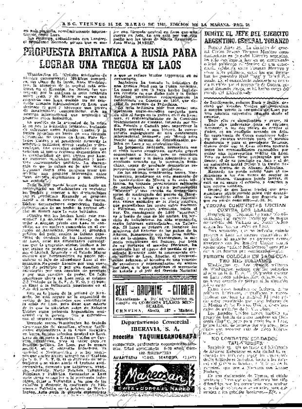 ABC MADRID 24-03-1961 página 36