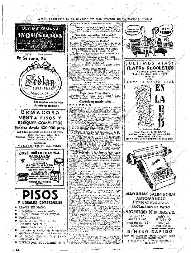 ABC MADRID 24-03-1961 página 64
