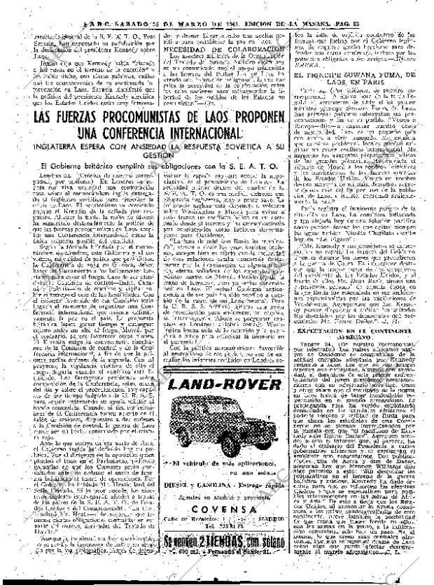 ABC MADRID 25-03-1961 página 33