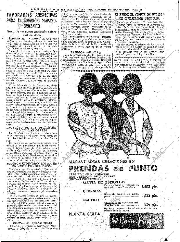 ABC MADRID 25-03-1961 página 41