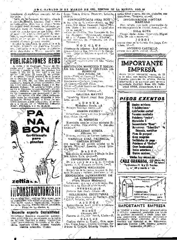 ABC MADRID 25-03-1961 página 46