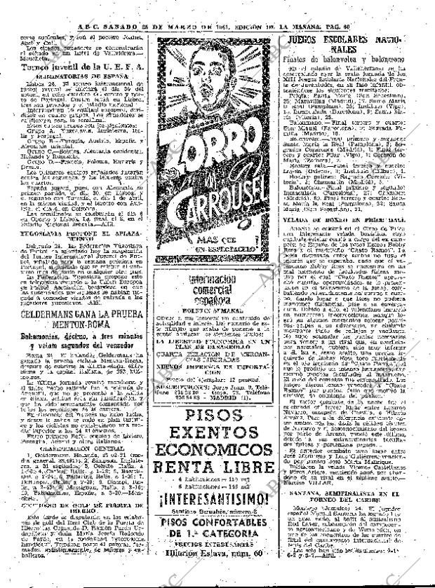 ABC MADRID 25-03-1961 página 60