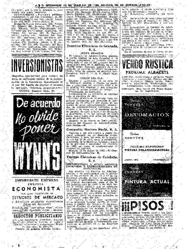 ABC MADRID 29-03-1961 página 56
