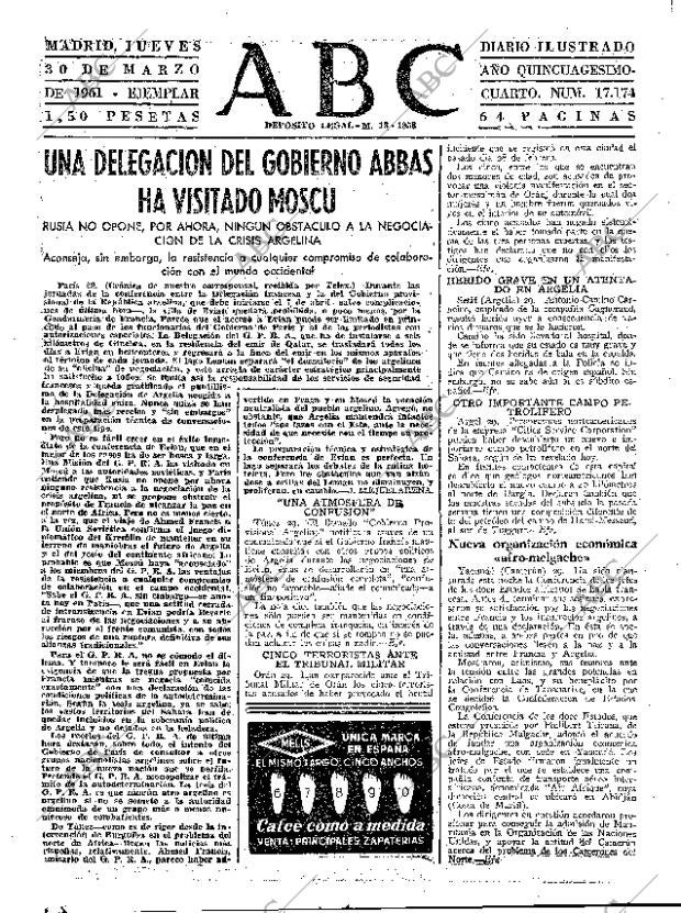 ABC MADRID 30-03-1961 página 23
