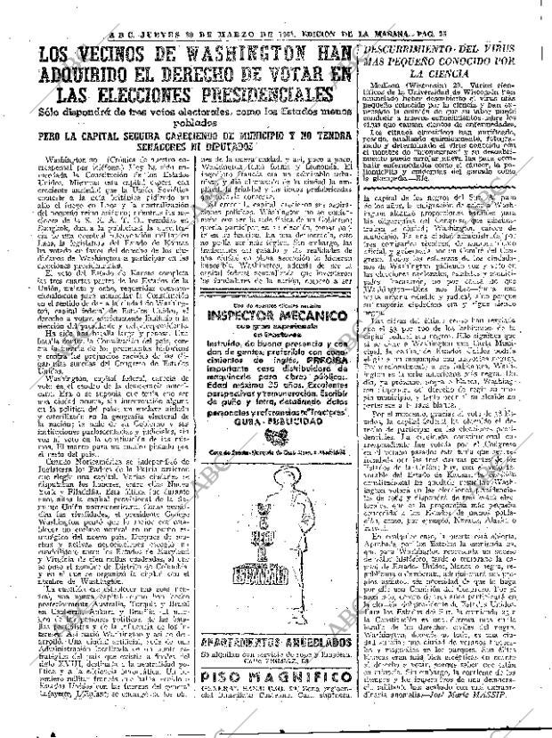 ABC MADRID 30-03-1961 página 25