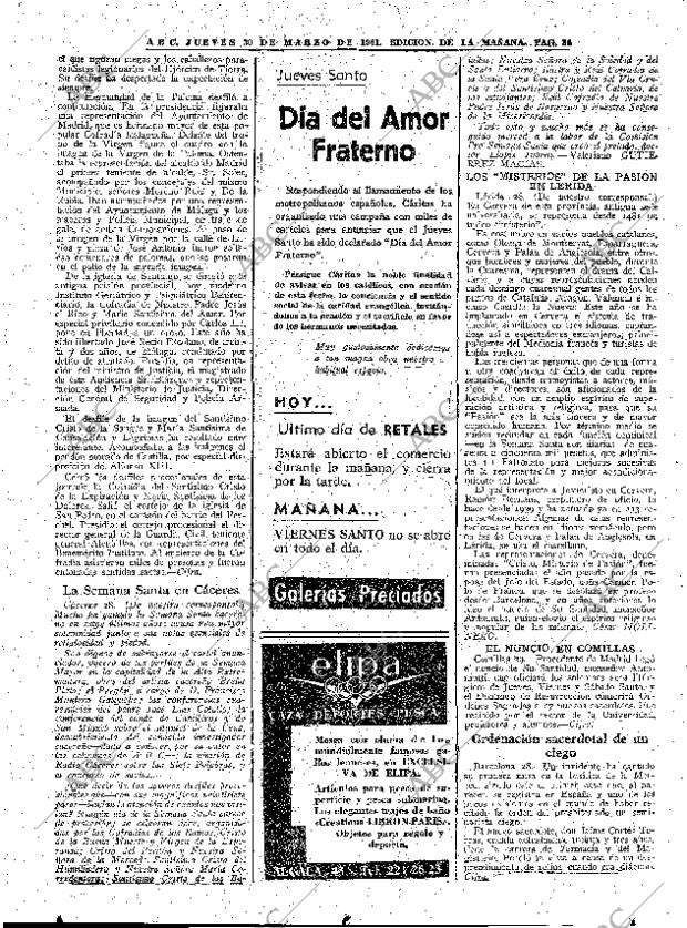 ABC MADRID 30-03-1961 página 34
