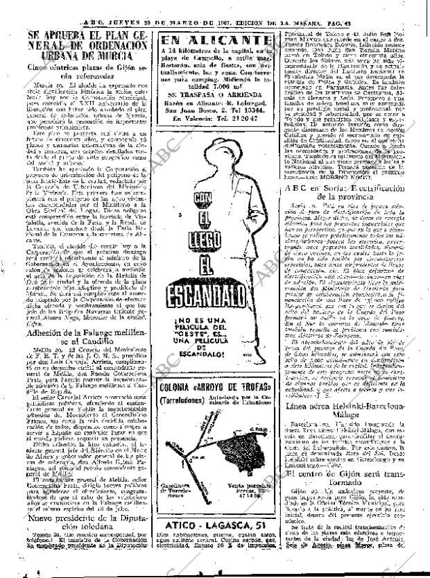 ABC MADRID 30-03-1961 página 43