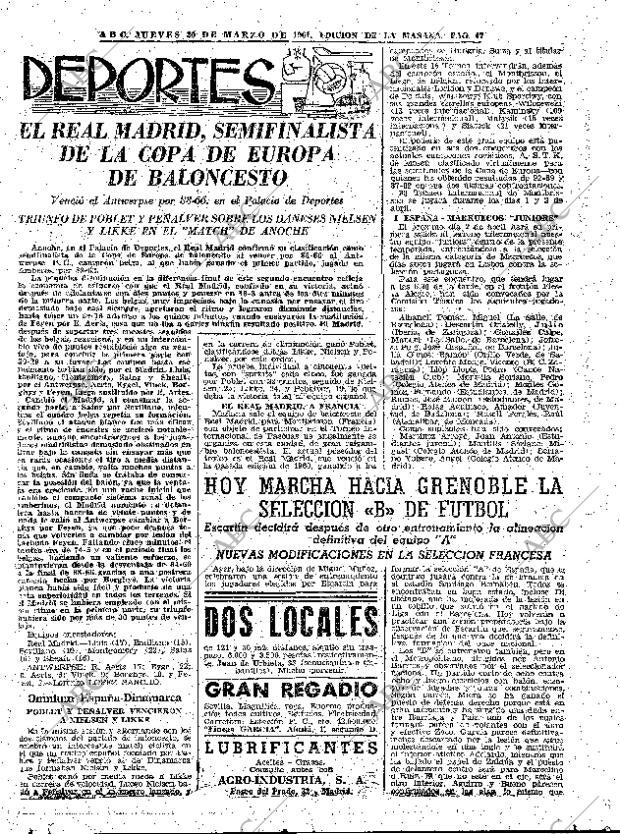ABC MADRID 30-03-1961 página 47