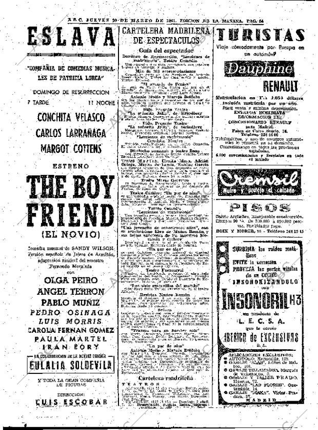 ABC MADRID 30-03-1961 página 54
