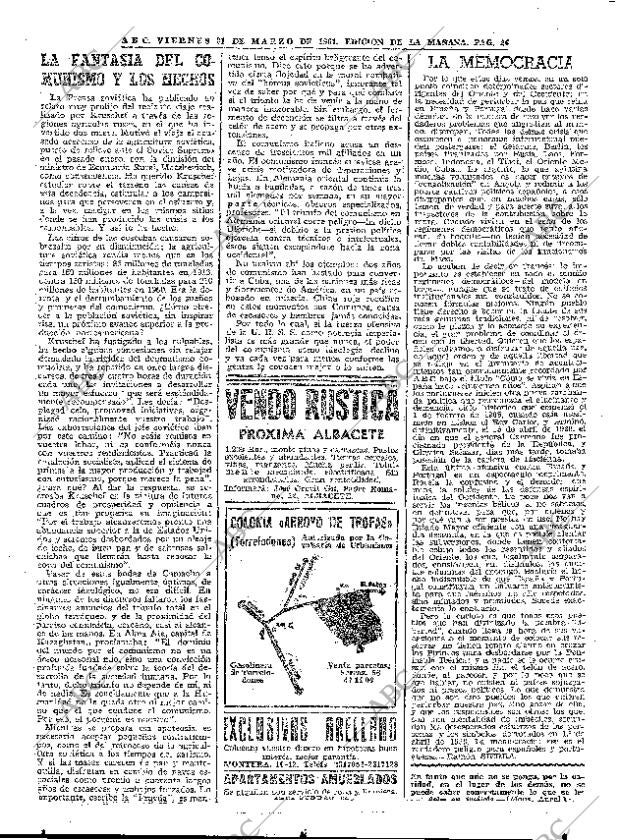 ABC MADRID 31-03-1961 página 26