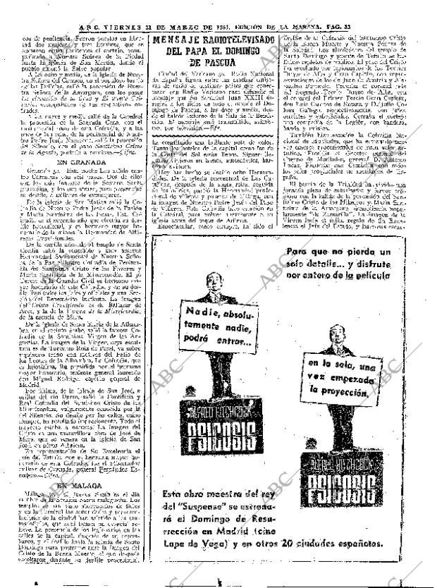 ABC MADRID 31-03-1961 página 33
