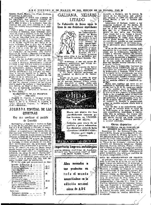ABC MADRID 31-03-1961 página 46