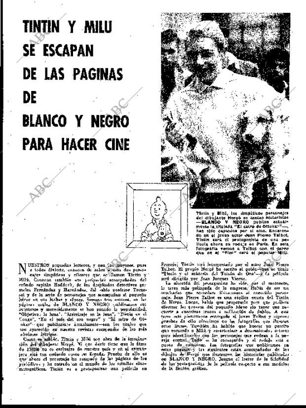 BLANCO Y NEGRO MADRID 01-04-1961 página 74