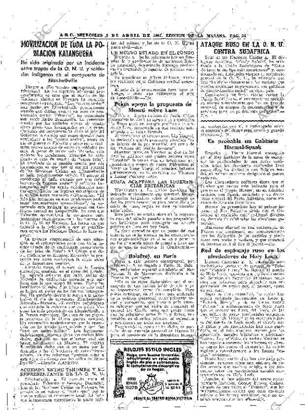 ABC MADRID 05-04-1961 página 36