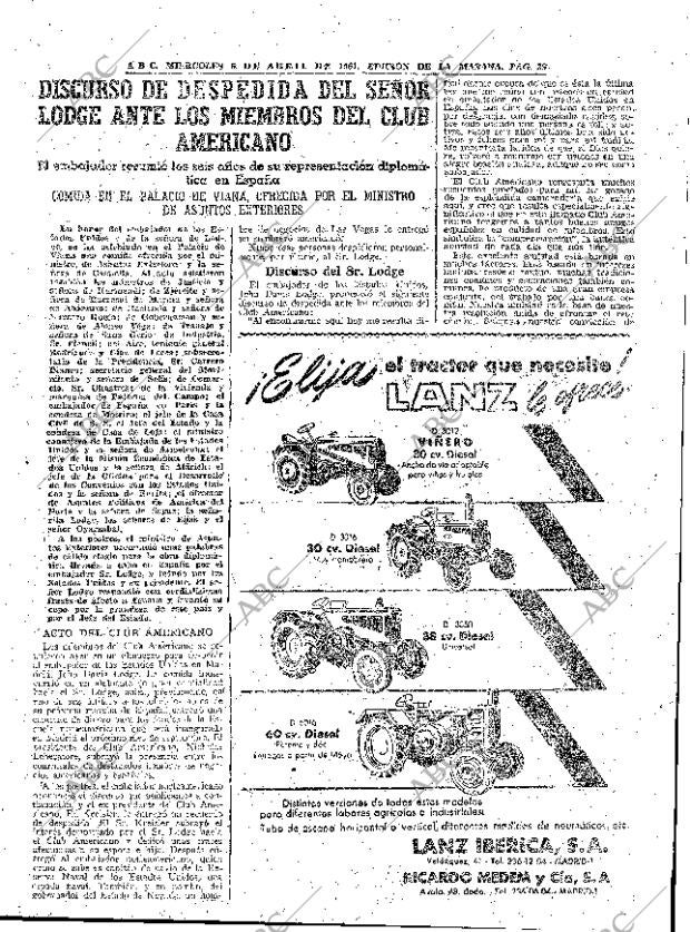 ABC MADRID 05-04-1961 página 39