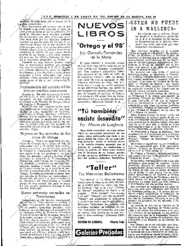 ABC MADRID 05-04-1961 página 48