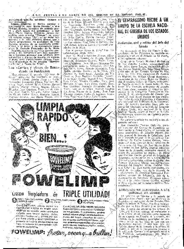 ABC MADRID 06-04-1961 página 41