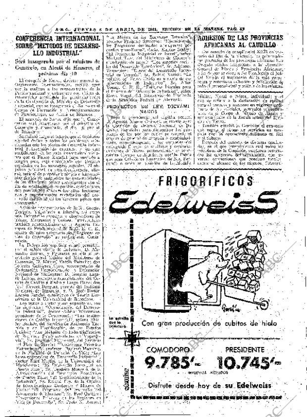 ABC MADRID 06-04-1961 página 43