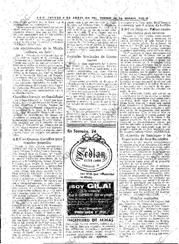 ABC MADRID 06-04-1961 página 46
