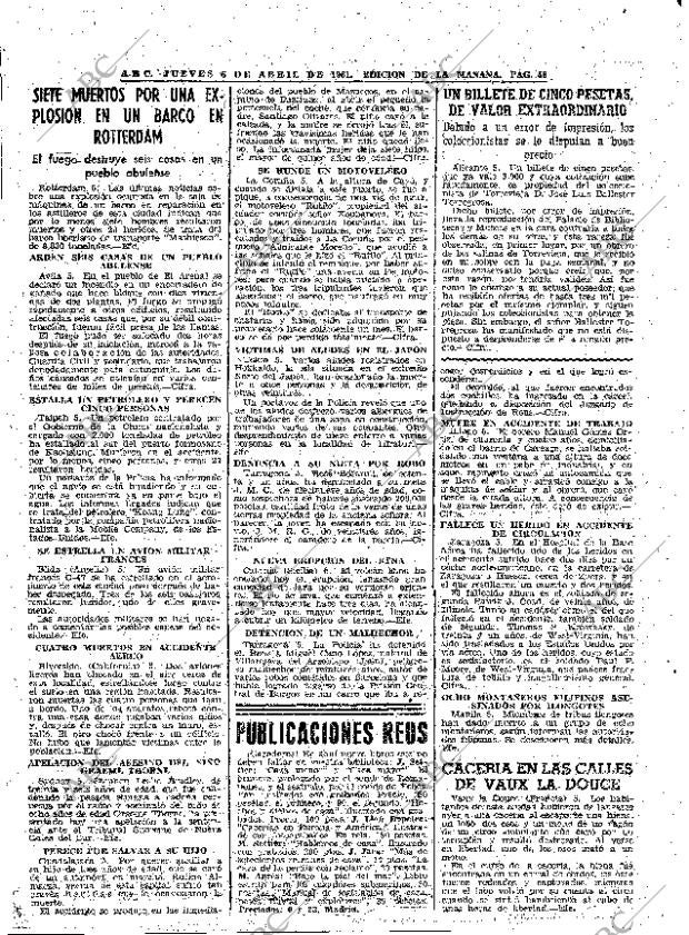 ABC MADRID 06-04-1961 página 58