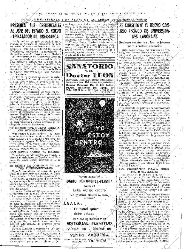 ABC MADRID 07-04-1961 página 39