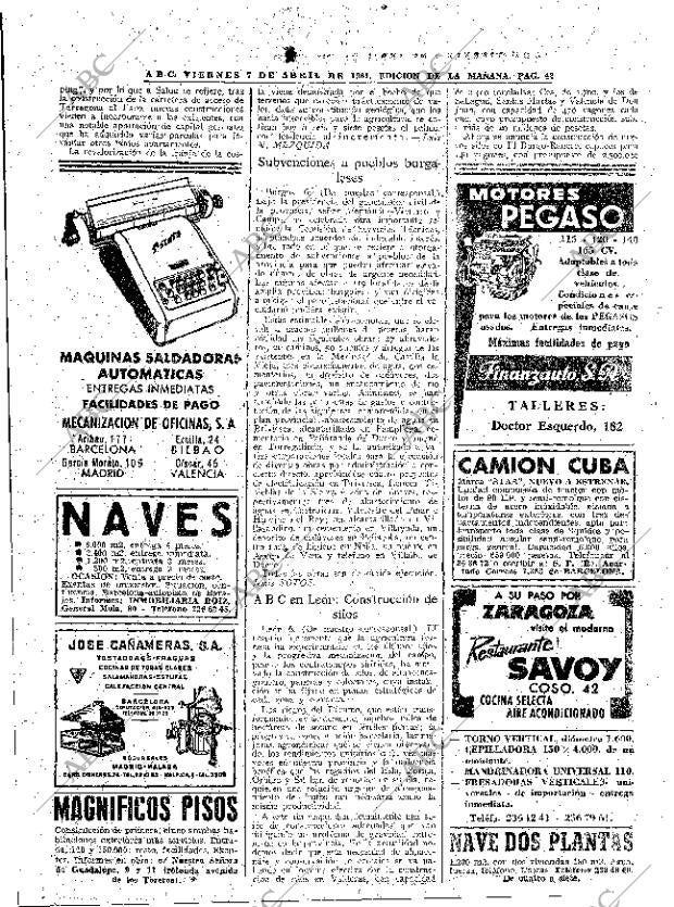 ABC MADRID 07-04-1961 página 42