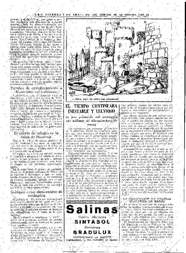 ABC MADRID 07-04-1961 página 43