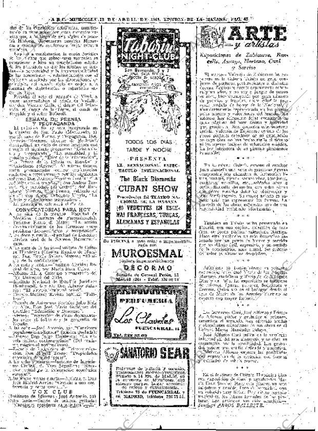 ABC MADRID 12-04-1961 página 47