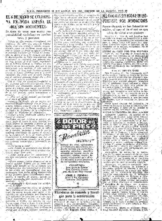 ABC MADRID 12-04-1961 página 49