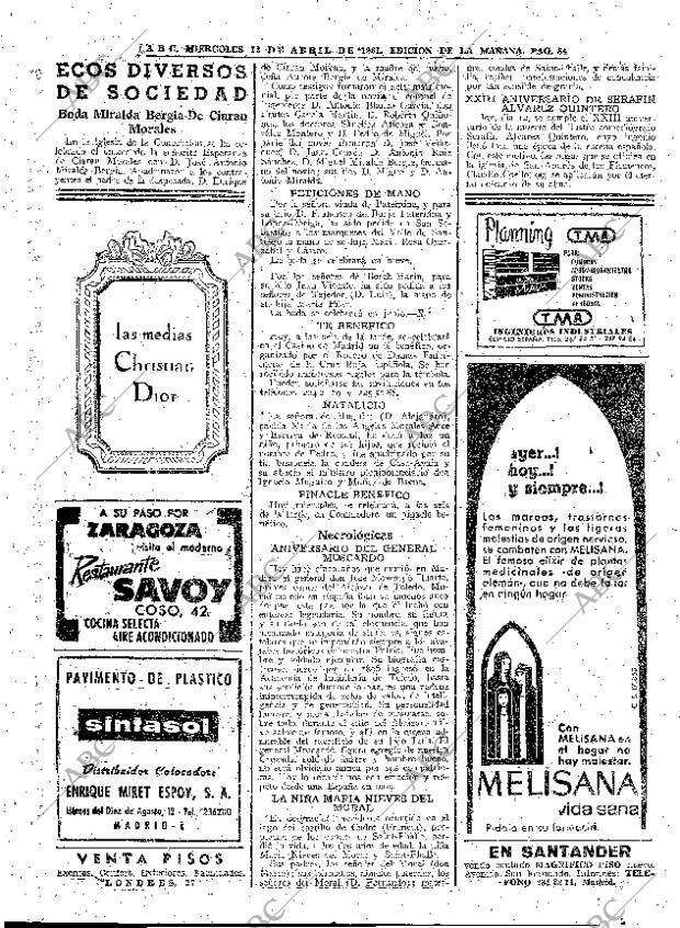 ABC MADRID 12-04-1961 página 54