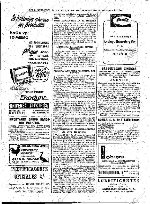 ABC MADRID 12-04-1961 página 64