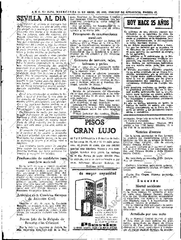 ABC SEVILLA 12-04-1961 página 47