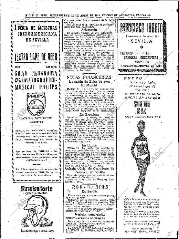 ABC SEVILLA 12-04-1961 página 48