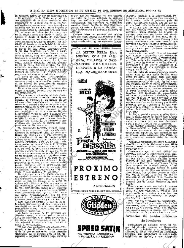 ABC SEVILLA 16-04-1961 página 73