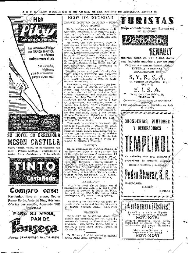 ABC SEVILLA 16-04-1961 página 80