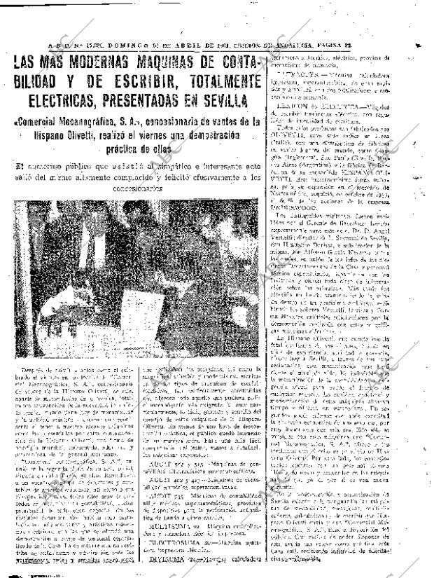 ABC SEVILLA 16-04-1961 página 82