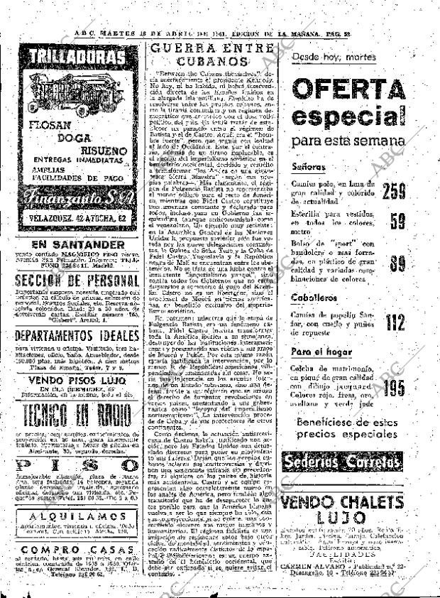 ABC MADRID 18-04-1961 página 52