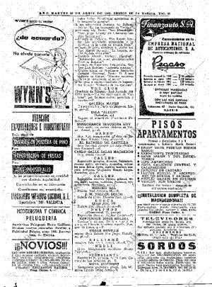 ABC MADRID 18-04-1961 página 62