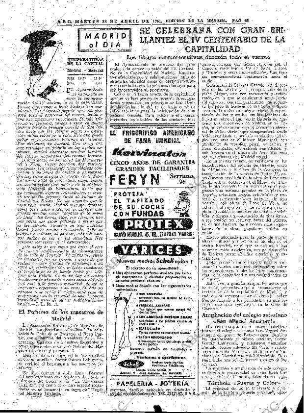 ABC MADRID 18-04-1961 página 65