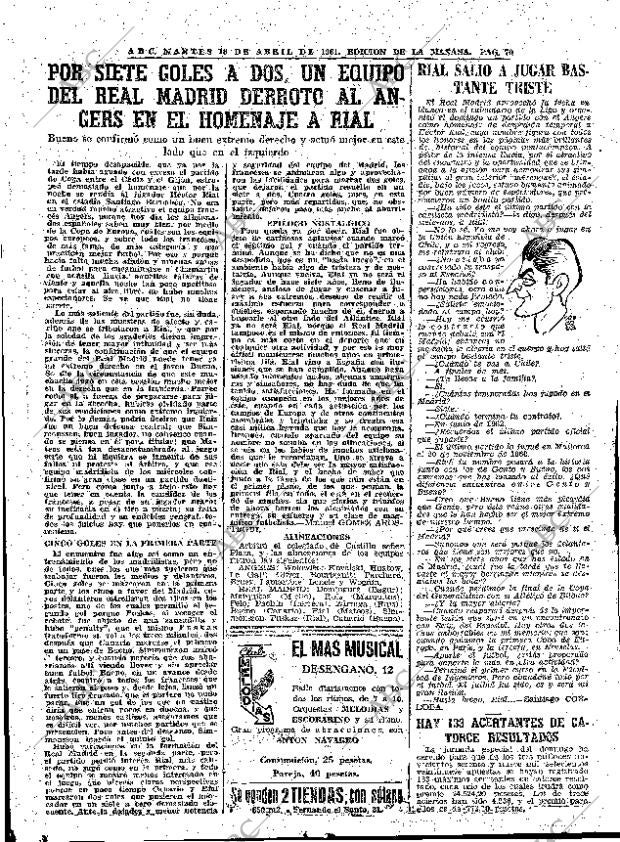 ABC MADRID 18-04-1961 página 70