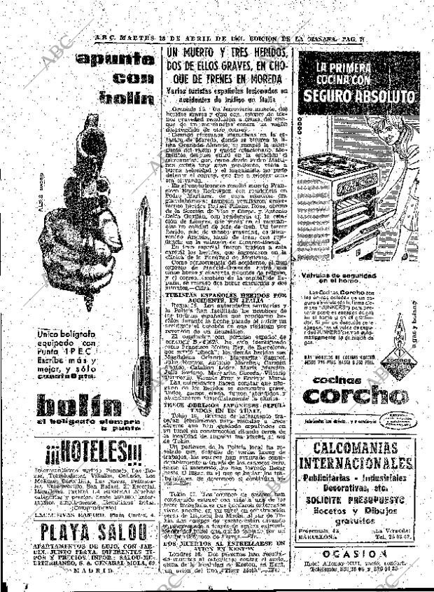 ABC MADRID 18-04-1961 página 76