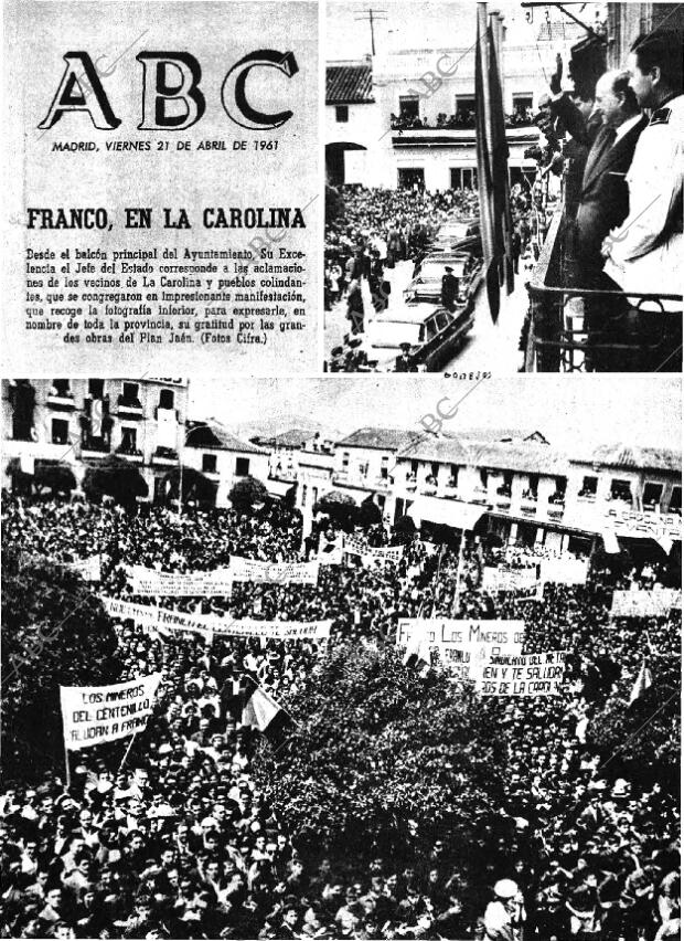ABC MADRID 21-04-1961 página 1