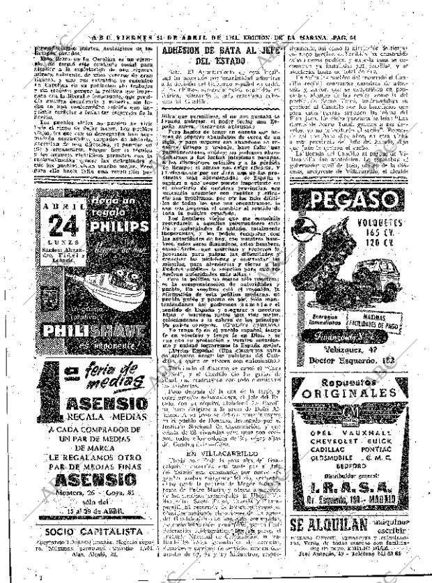 ABC MADRID 21-04-1961 página 54