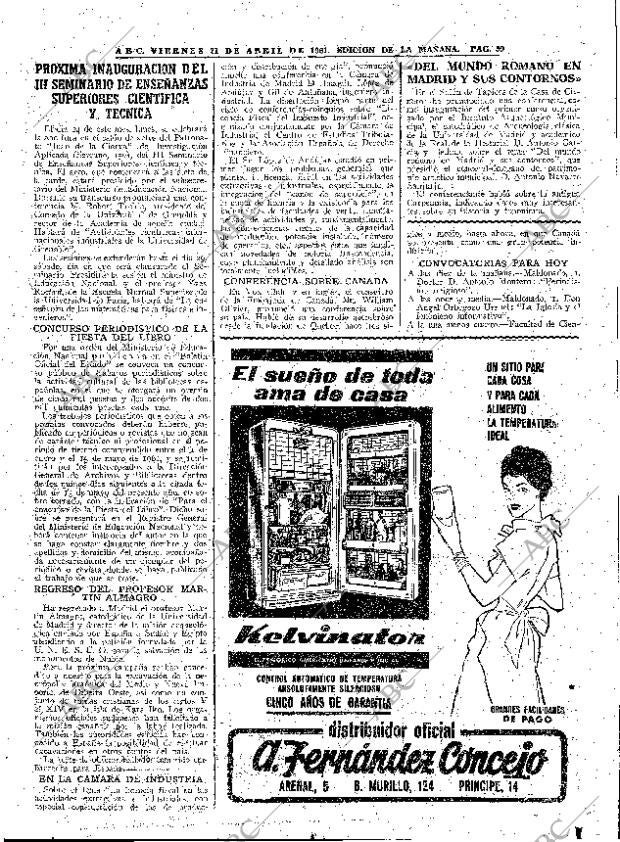 ABC MADRID 21-04-1961 página 59
