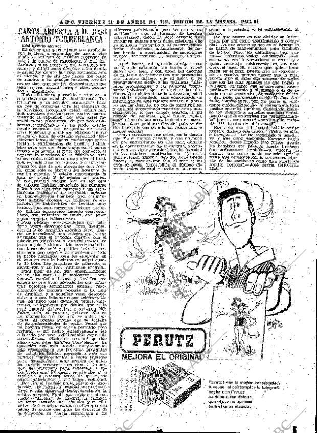 ABC MADRID 21-04-1961 página 61