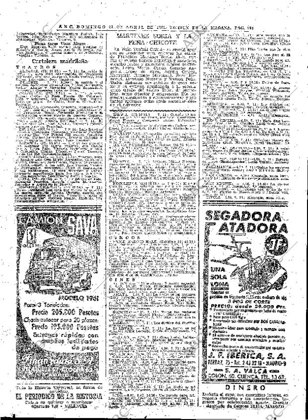 ABC MADRID 23-04-1961 página 43