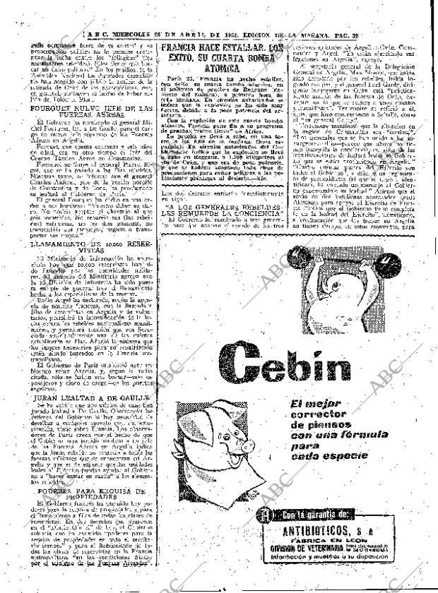 ABC MADRID 26-04-1961 página 39