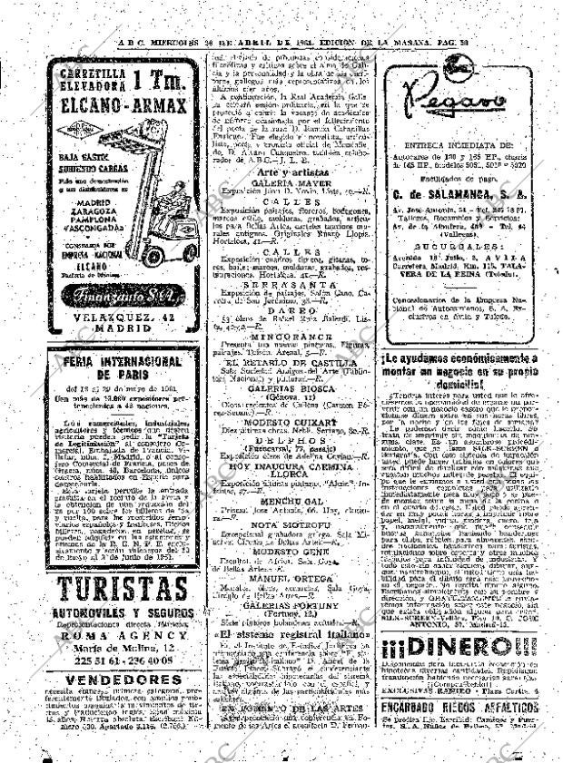 ABC MADRID 26-04-1961 página 50