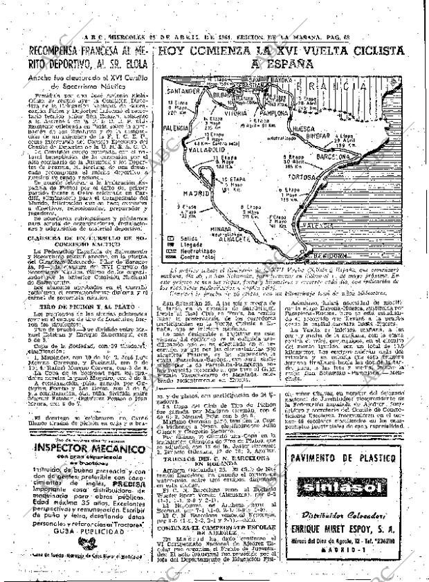 ABC MADRID 26-04-1961 página 63